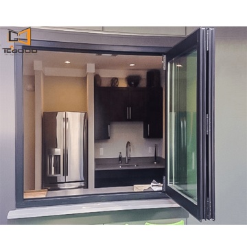 Fabrika kaynaklı özel UPVC Mutfak ve Balkon Katlanabilir Pencereler: Pencereleri katlamak için fiyatlandırmayı ve seçenekleri keşfedin