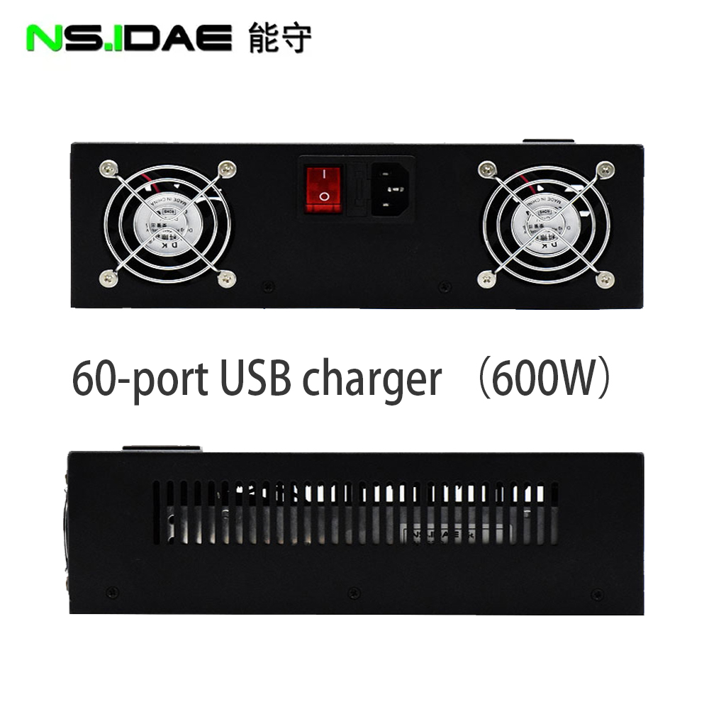 Estación de carga USB de 60 puertos