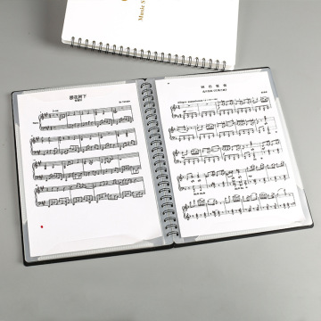 Joytop Wholesale Waterproof PP Plastica A4 File di file di fogli musicali con 40 tasche