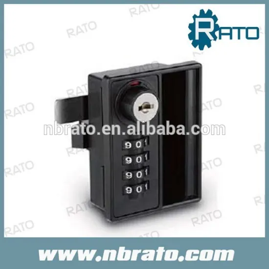 RD-125 black combination locks for cabinets