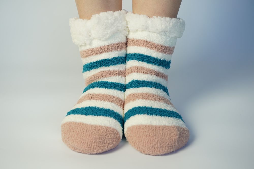 Plush Slipper Socks Women