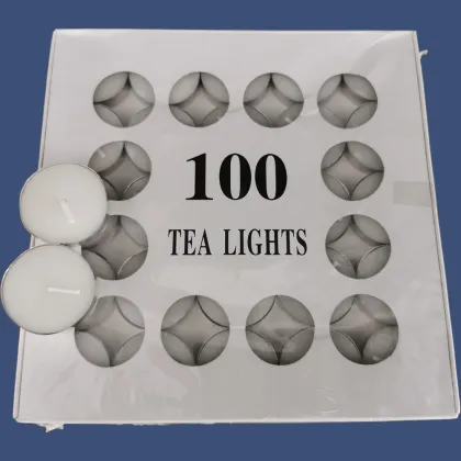 Candle Gift Paraffin Wax Unscented Tealight Candles