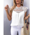 Women's Elegant Cap Sleeve Keyhole Tops