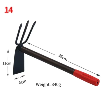 Multi-Function Flower Hoe Digging Tools Household Garden Weeding Rake Small Hoe