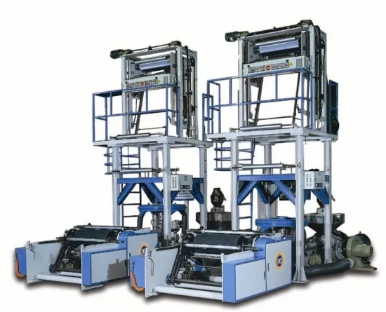 low cost high speed pe shrink blown film machine