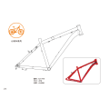 20inch Light alloy mountain bike bicycle frame