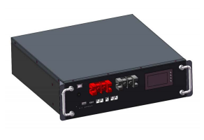 Pek Bateri Litium 51.2V 100Ah yang dipasang di Rak