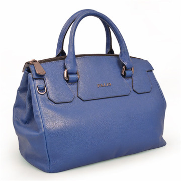 Blue Market Metallic Lining Tote in Pebble Leather