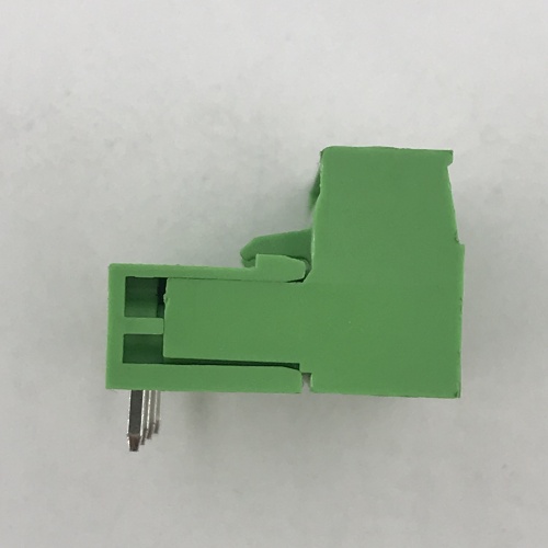 right angle male and female pluggable terminal block