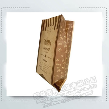 Bread Packaging Paper  Bag with Clear Window
