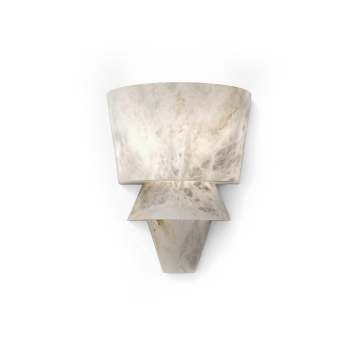 Modern Simple Custom Hotel Villa Hallway Creative Marble Alabaster Wall Sconce