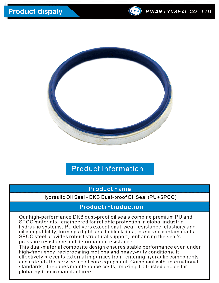 hydraulic oil seal dkb