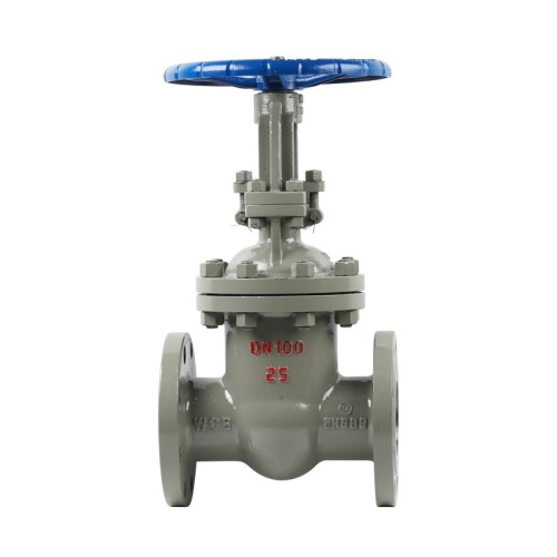 Válvula de compuerta de brida de acero fundido para sistemas de agua