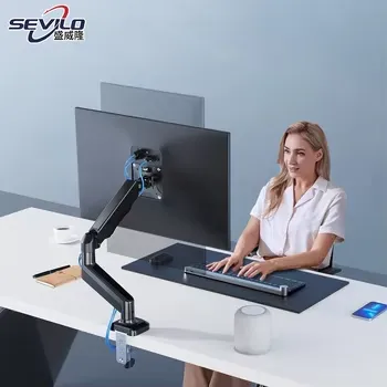 Single Arm Hospital Computer Monitor Stand Mount Wall Mount Monitor Arm