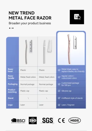 Biodegradable Personna Eyebrow Shaper Razor: Custom Logo New Style Dermaplaning Tool