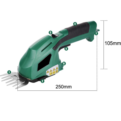 Li-lion Cordless grass & shrub shear hedge trimmer