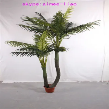 Q090209 artificial plants and trees cheap artificial areca palm bonsai trees ornaments artificial plant
