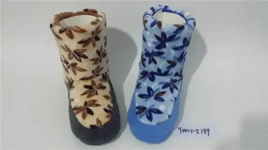 Printed pattern of indoor short boots