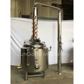 Red copper pot still distillation