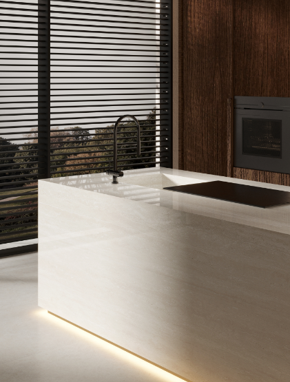 Tivoli Yellow Cave Sintered Stone Slab