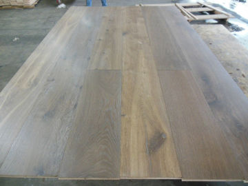 Brushed Double Smoked (European White Oak) Engineered Flooring