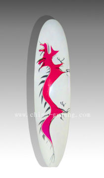 chinese dragon design EPS fiberglass fun surfboard