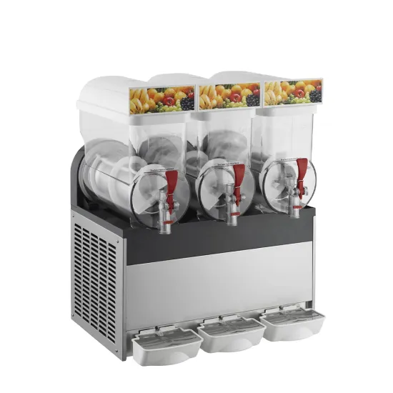 Three-Tank 15L Slush Ice Machine for Smoothies, Slushies, Granitas, and Daiquiris