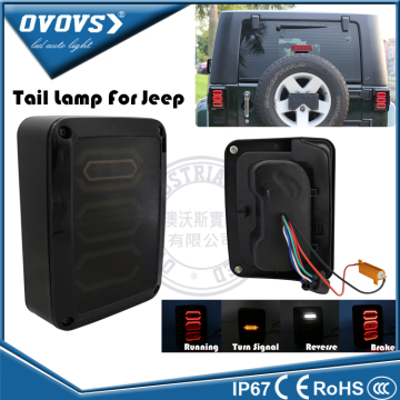 OVOVS newest EU/US version wranger tail light rear brake reverse light for JK YJ CJ