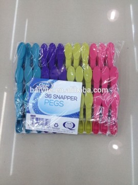 plastic decorative Jumbo clothes clips