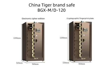 tiger safes-black 120cm high Fingerprint Lock