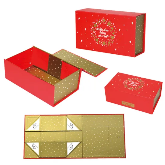 Card Rigid Collapsible Packaging Hand-made Folding Boxes