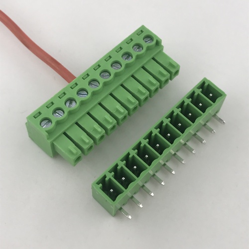 3.5mm 피치 PCB 마운트 10 웨이 터미널 블록