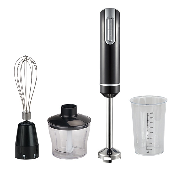 Stainless steel food prep hand held food blender