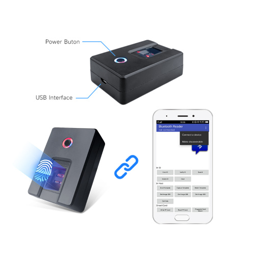 HFSecurity Wireless Portable Bluetooth Fingerprint Reader