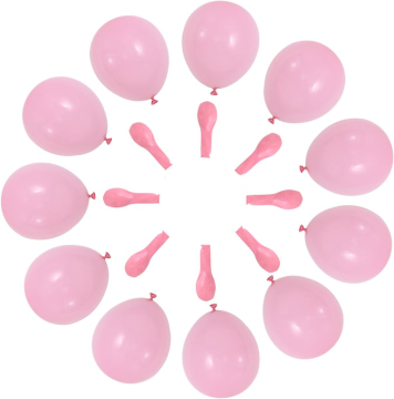 Baby pink macaron latex balloons