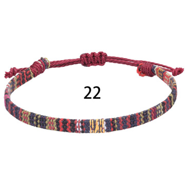 Bohemian Wholesale Nepal Fabric Woven Bracelets