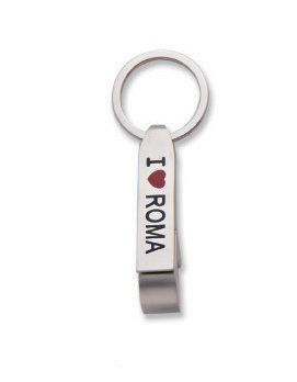 Metal Bottle Opener with Keychain (KB112)