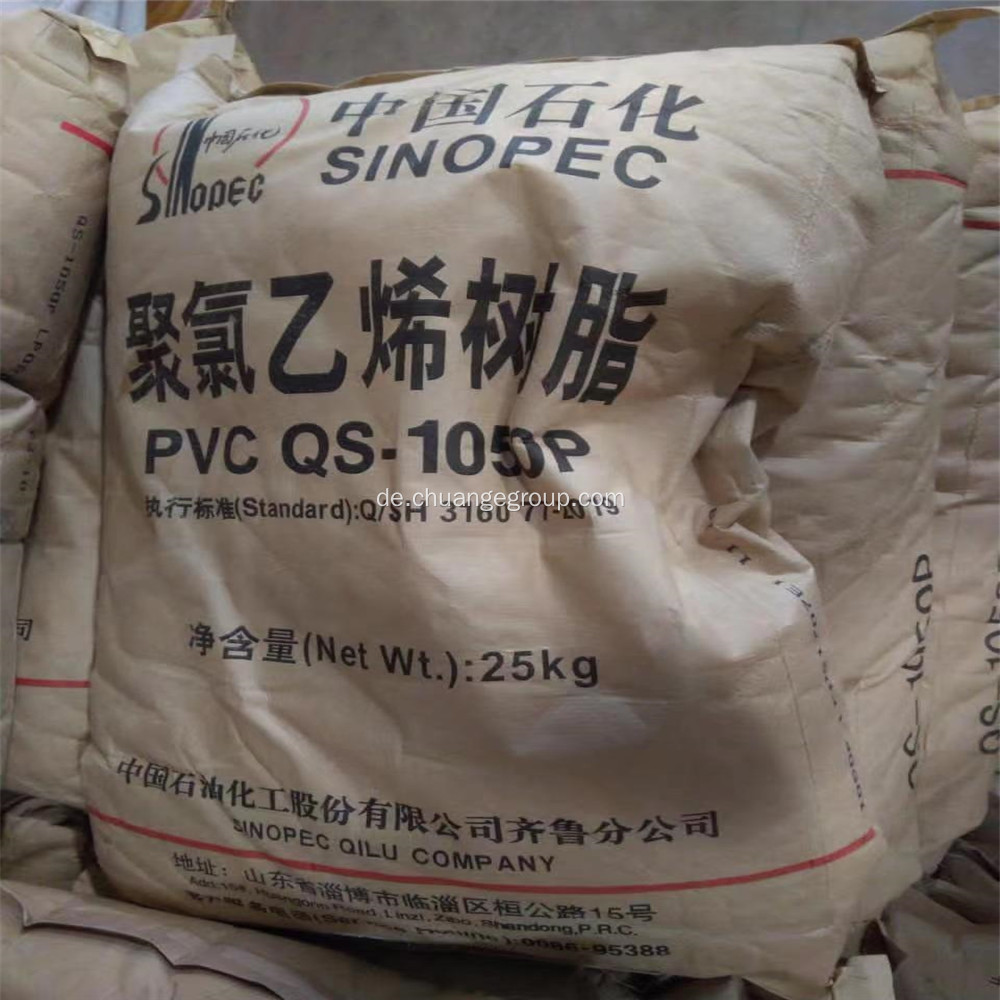 Sinopec PVC-Harz K67 QS-1050P auf Ethylenbasis