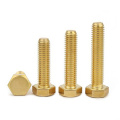 High Quality Brass Hex Head Bolts DIN933 DIN931