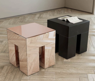 Multifunctional bedside table in the bedroom