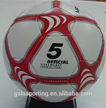 Official size&weight PVC soccer ball/football