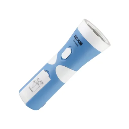 1W Mini Rechargeable LED DP Flashlight LED DP torch with Emergency light