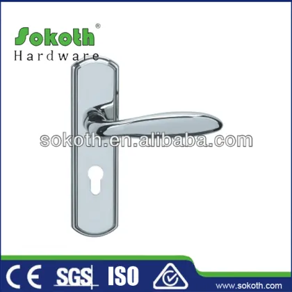 entrance lock set on plate