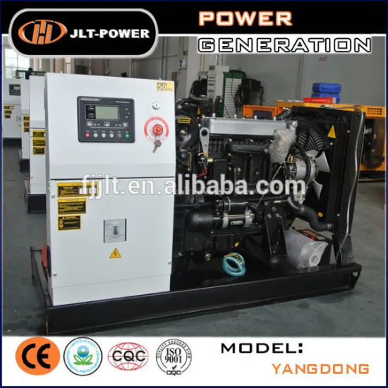 AC Three phase open type diesel generator from 10kva to 60kva powered by Yangdong