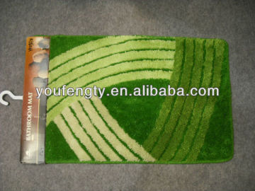 Acrylic table tufted bath mat