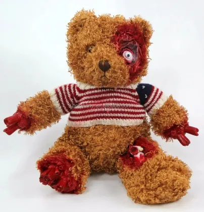 2021 Party City Halloween Undead Bloody Teddy Bear