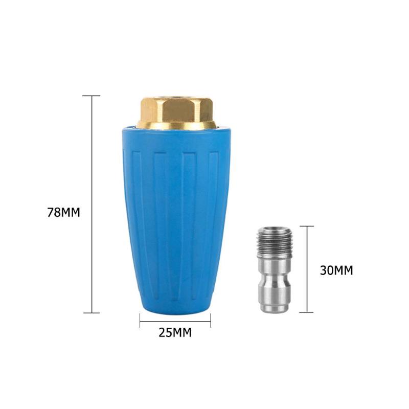 Pressure Washer Cleaner 4000PSI Spray Mist Drain Turbo Nozzle 4.0GPM Replacement For Sprayer