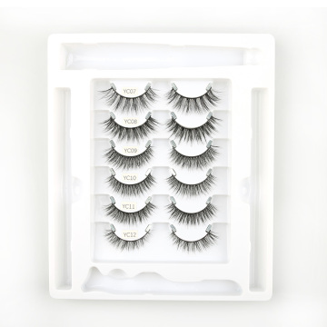 2023 Custom Logo Felt Eyeliner 3D Magnetic Lashes