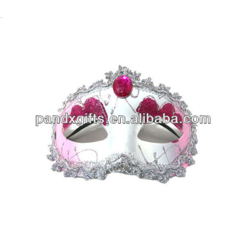 plastic party carnival masquerade mask with glitter