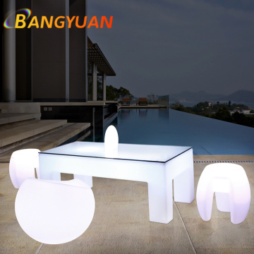 BAR Nightclub LED Cocktail Table with 16 Color Change Illumination